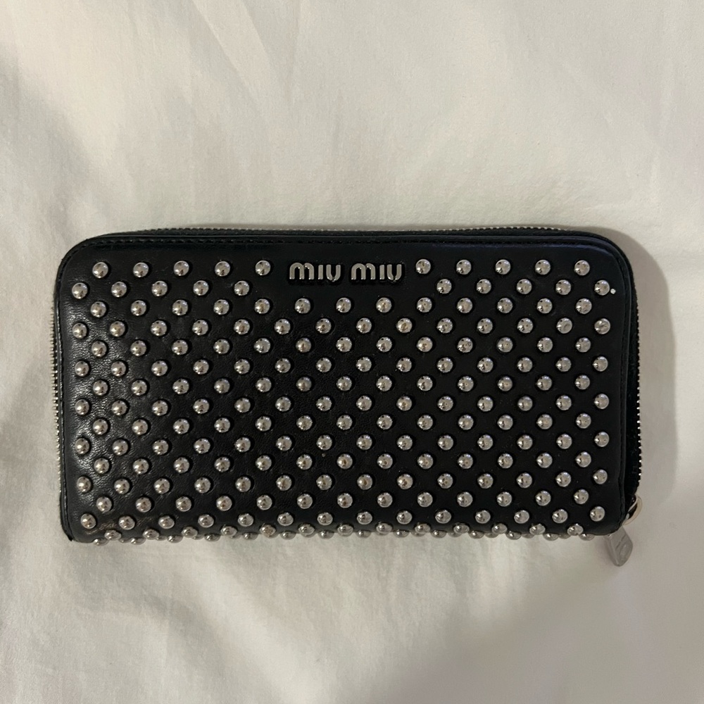 MiuMiu Zip Wallet